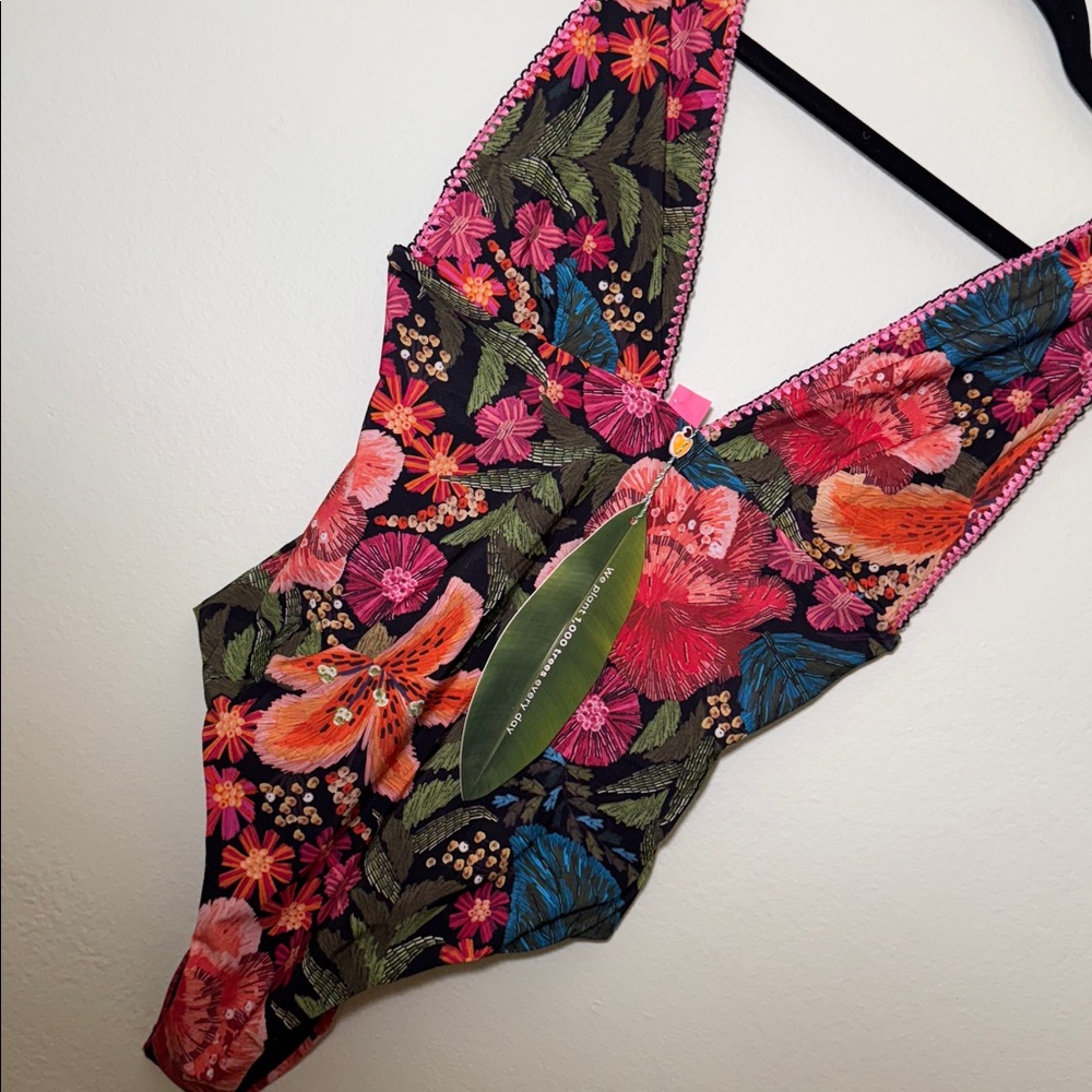 FARM RIO size L one piece swimsuit suit - Picture 4 of 12
